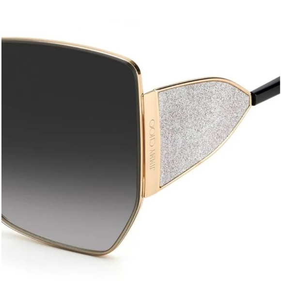 NEW Jimmy Choo Black Sunglasses Elegant Accessories - Picture 7 of 13